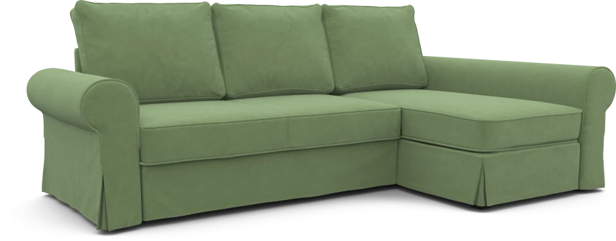 Чехол на диван ИКЕА Баккабру  с козеткой  - OPHELIA (изображение №1)