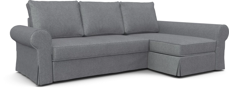 Чехол на диван ИКЕА Баккабру  с козеткой  - NEPTUN (изображение №1)