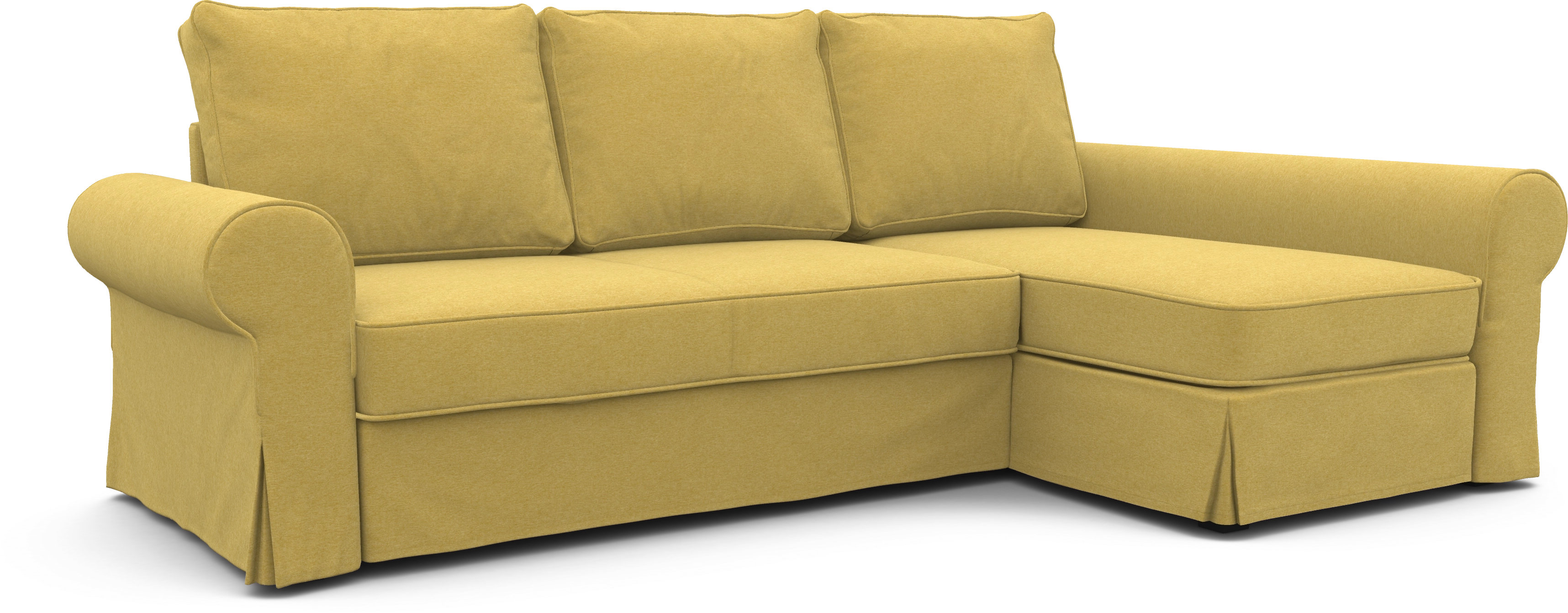 Чехол на диван ИКЕА Баккабру  с козеткой  - SCANDI