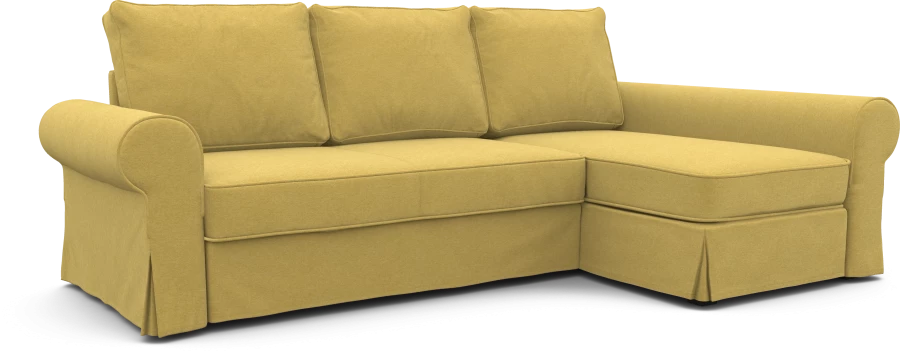 Чехол на диван ИКЕА Баккабру  с козеткой  - SCANDI (изображение №1)