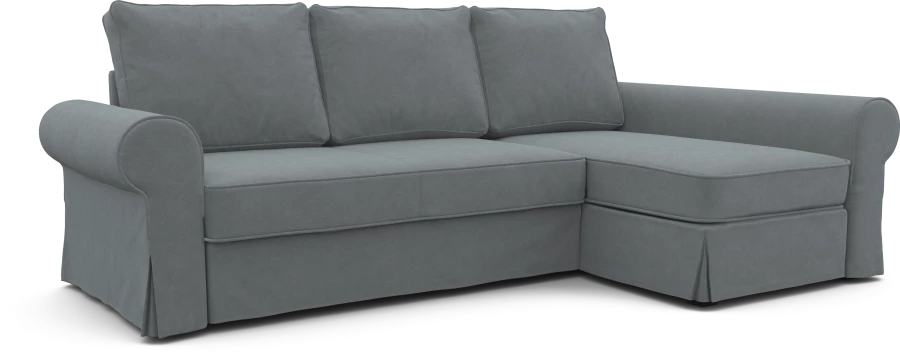 Чехол на диван ИКЕА Баккабру  с козеткой  - OPHELIA (изображение №1)