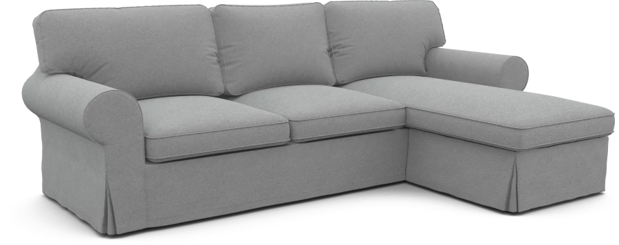Чехол угловой диван ИКЕА Экторп с козеткой - SCANDI (изображение №1)