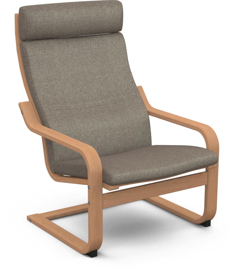 Чехол на кресло ИКЕА Поэнг - NEPTUN (изображение №1)