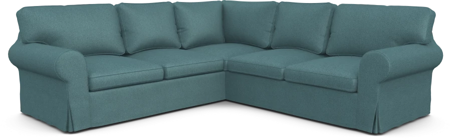 Чехол на диван ИКЕА ЭКТОРП угловой 2+2 - NEPTUN (изображение №1)