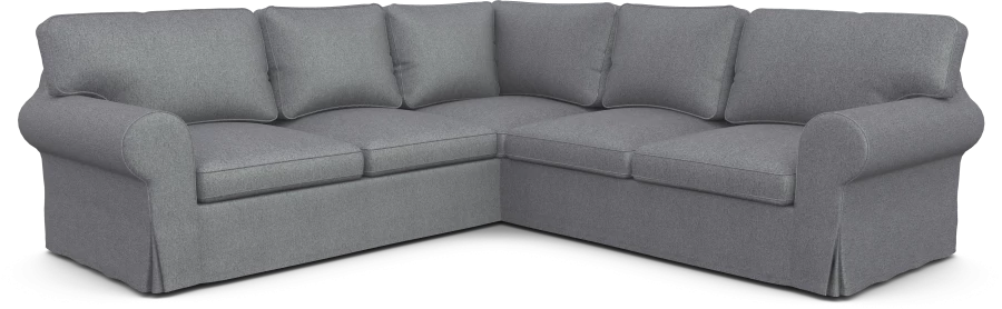 Чехол на диван ИКЕА ЭКТОРП угловой 2+2 - NEPTUN (изображение №1)