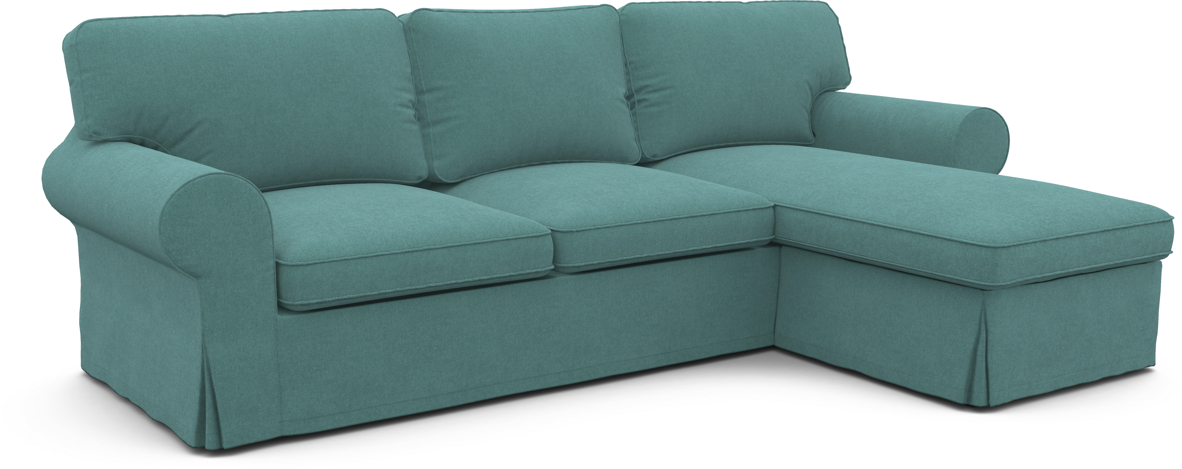 Чехол угловой диван ИКЕА Экторп с козеткой - BREEZE