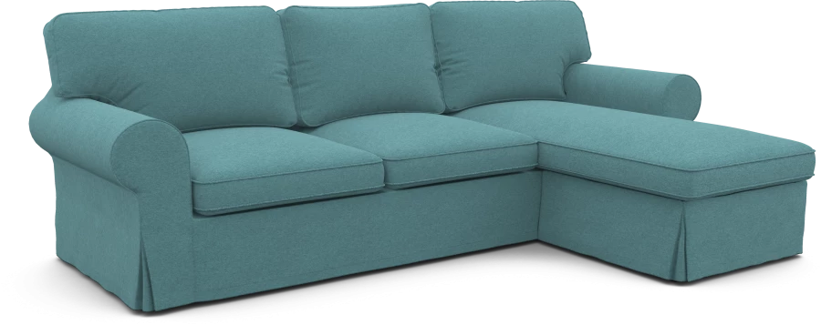 Чехол угловой диван ИКЕА Экторп с козеткой - SCANDI (изображение №1)