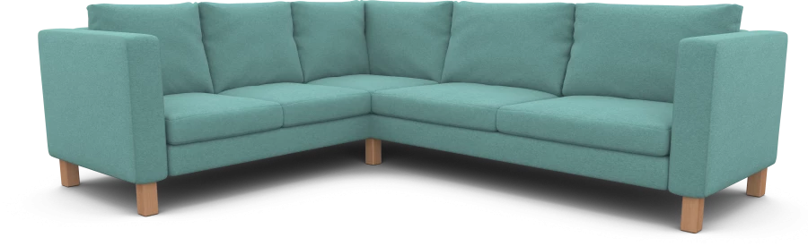 Чехол на угловой диван ИКЕА Карлстад - SCANDI (изображение №1)