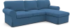 Чехол угловой диван ИКЕА Экторп с козеткой - OPHELIA