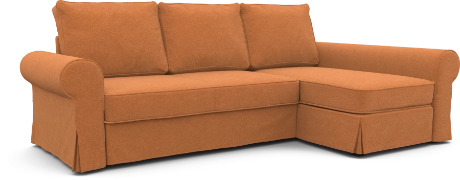 Чехол на диван ИКЕА Баккабру  с козеткой  - SCANDI (изображение №1)