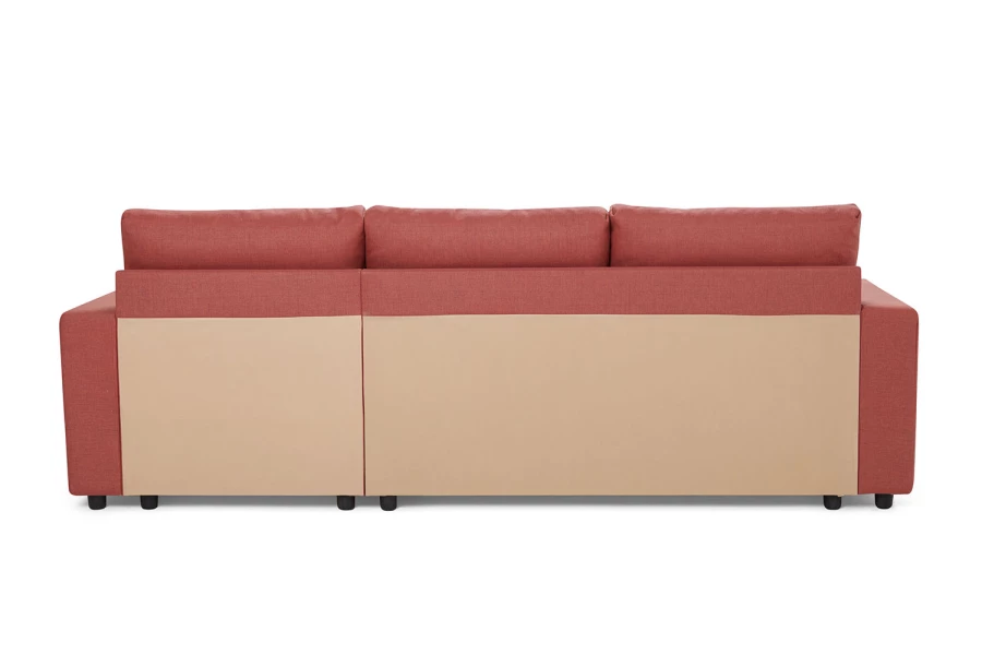Угловой диван-кровать - аналог IKEA VILASUND, 235х90х155 см, розовый (изображение №15)
