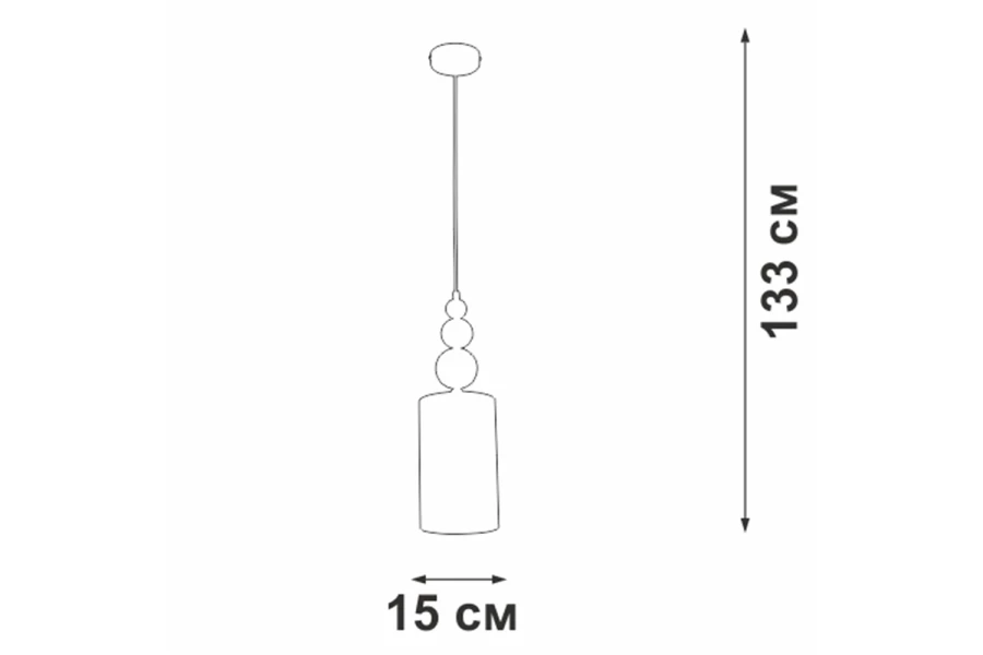 Светильник подвесной V2995-0/1S (изображение №5)