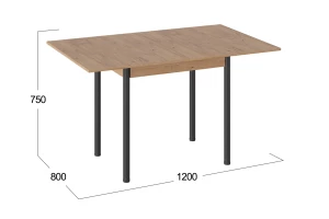 Кухонный стол раздвижной Родос тип 2