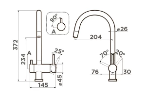 Второе фото. Смеситель OMOIKIRI Yamada-C