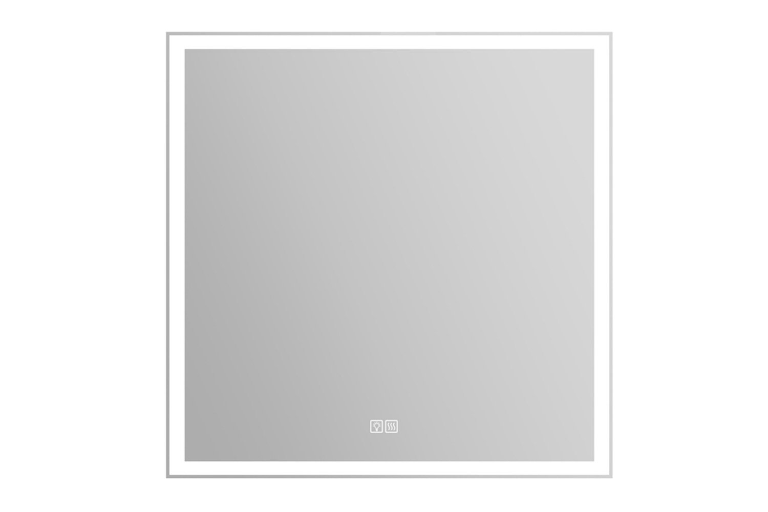 Зеркало с подсветкой SPC-GRT-800-800-LED-TCH-WARM