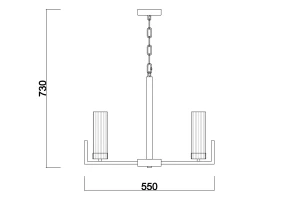 Второе фото. Светильник подвесной FREYA Modern