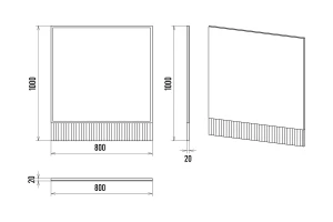 Второе фото. Зеркало с фацетом Dakota