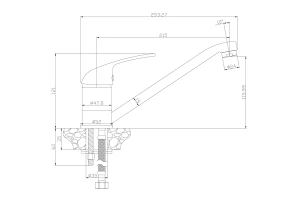 Смеситель ROSSINKA SILVERMIX Y40-21