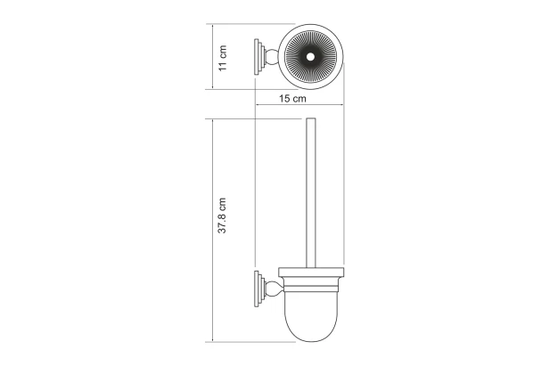 Щётка для унитаза WasserKRAFT Ammer (изображение №2)