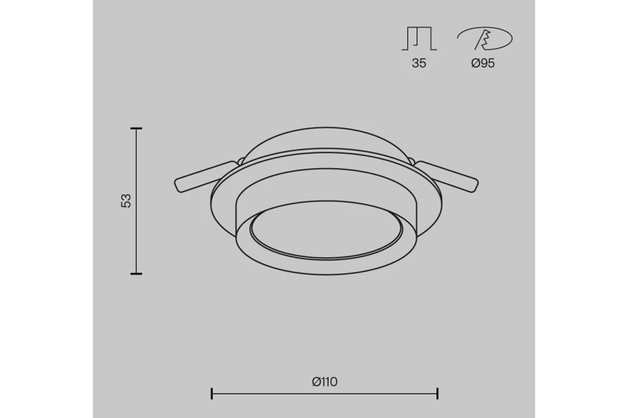 Светильник встраиваемый Downlight Hoop (изображение №9)