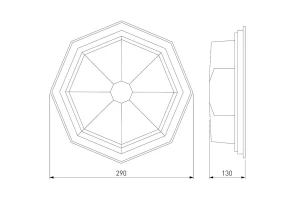 Второе фото. Светильник садово-парковый Telerana
