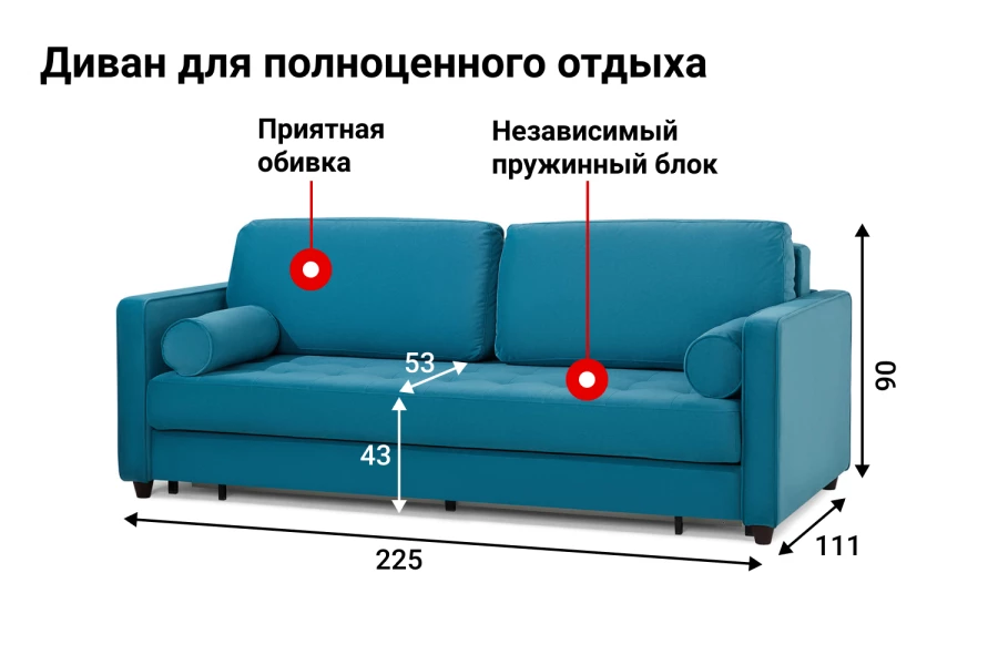 Стандартная высота кухонного дивана