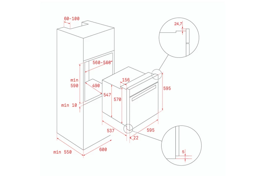 Электрический духовой шкаф Teka HRB 6300 (изображение №2)