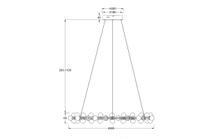 Второе фото. Светильник подвесной Tessara