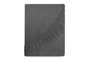 Простыня на резинке Sateen Graphite