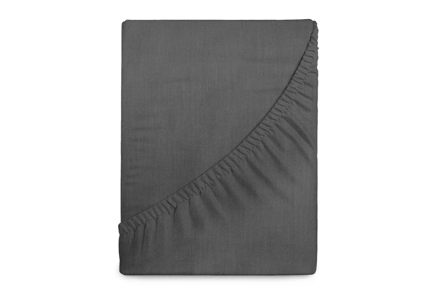 Простыня на резинке Sateen Graphite (изображение №1)