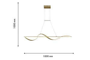 Второе фото. Люстра подвесная LED Locket
