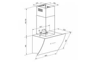 Второе фото. Вытяжка GRAUDE DH 60.1