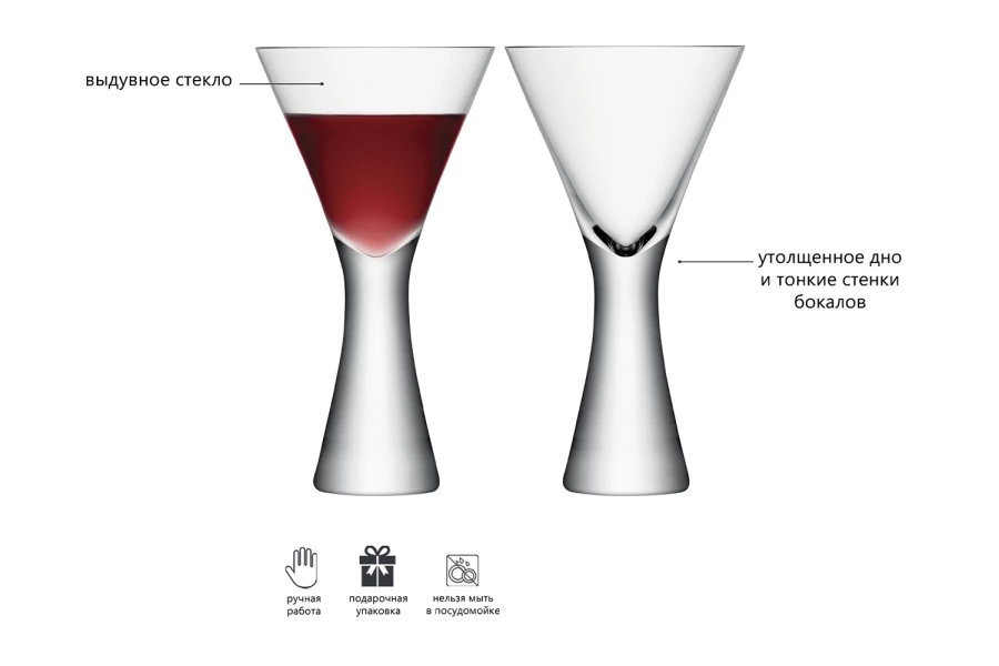 Набор бокалов для вина LSA International Moya (изображение №3)