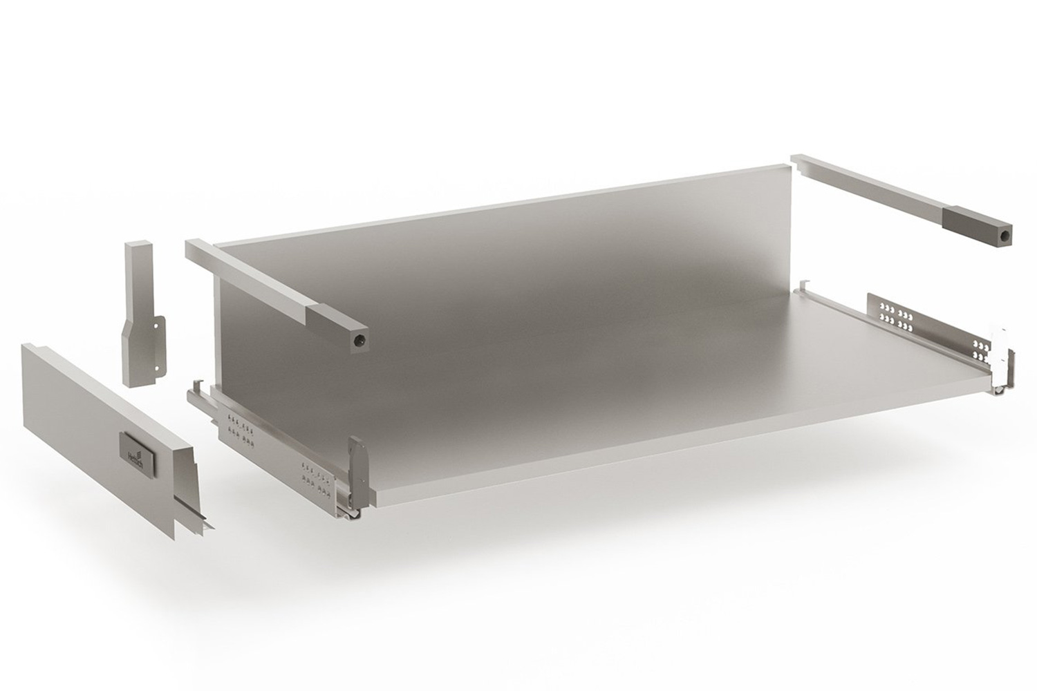 Выдвижной ящик высокий шкафа 80 см с push to open полного выдвижения Hettich InnoTech