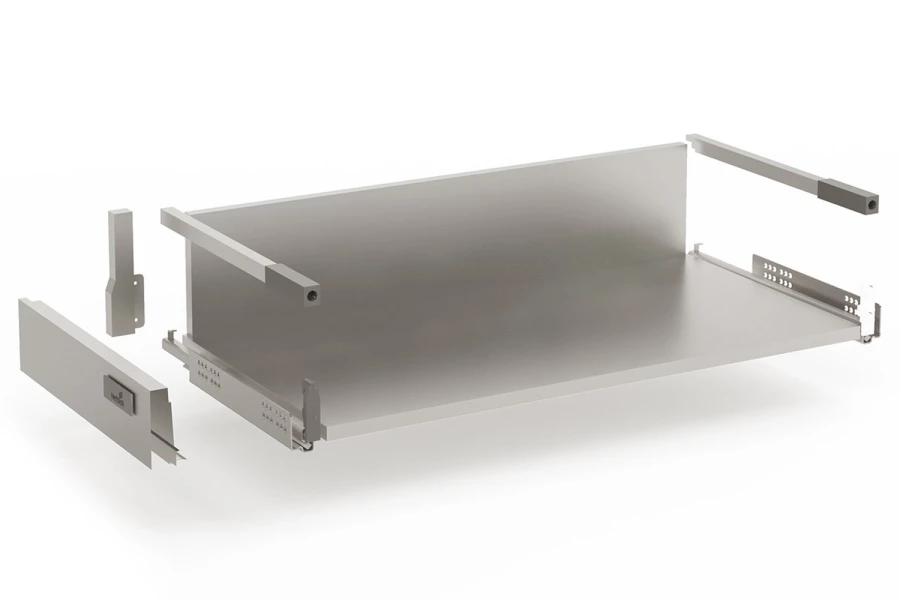 Выдвижной ящик высокий шкафа 80 см с push to open полного выдвижения Hettich InnoTech (изображение №1)