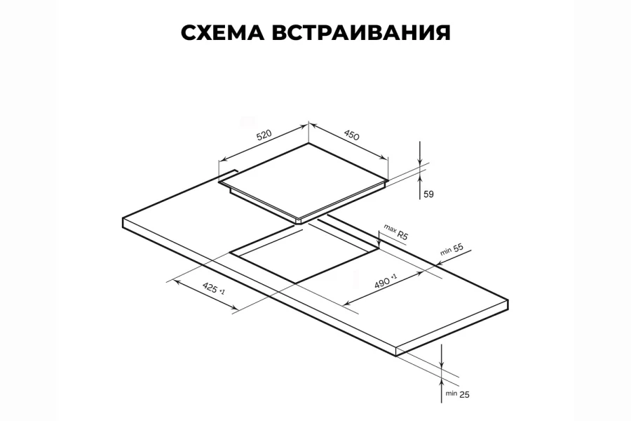 Индукционная варочная панель LEX EVI 431A (изображение №2)