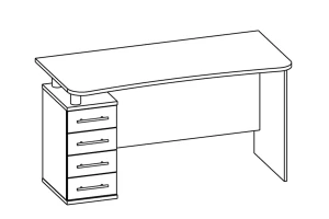 Второе фото. Компьютерный стол КСТ-105