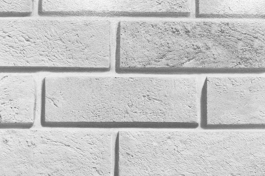 Стеновая панель AlbiCo Кирпич Гранж белый (изображение №2)