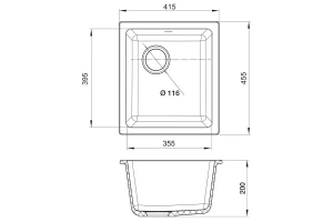 Второе фото. Мойка врезная Berkana