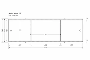 Второе фото. Экран под ванну MELODIA DELLA VITA Tango