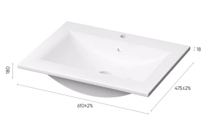 Второе фото. Тумба под раковину подвесная Аврора