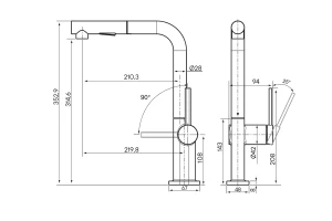 Второе фото. Смеситель для кухни PAULMARK Neo Starke
