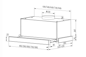 Второе фото. Вытяжка FRANKE Touch