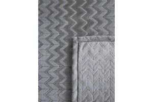 Второе фото. Плед-покрывало Зигзаг