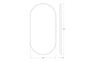 Второе фото. Зеркало настенное с LED-подсветкой EVOFORM Ledshine