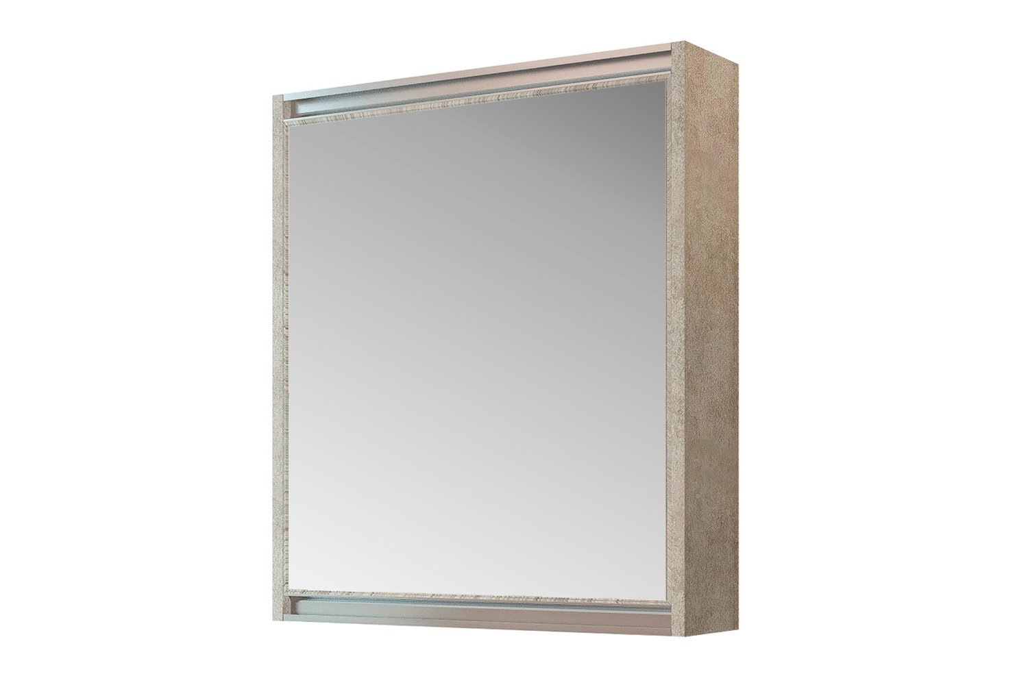Шкаф-зеркало EVA GOLD White Stone