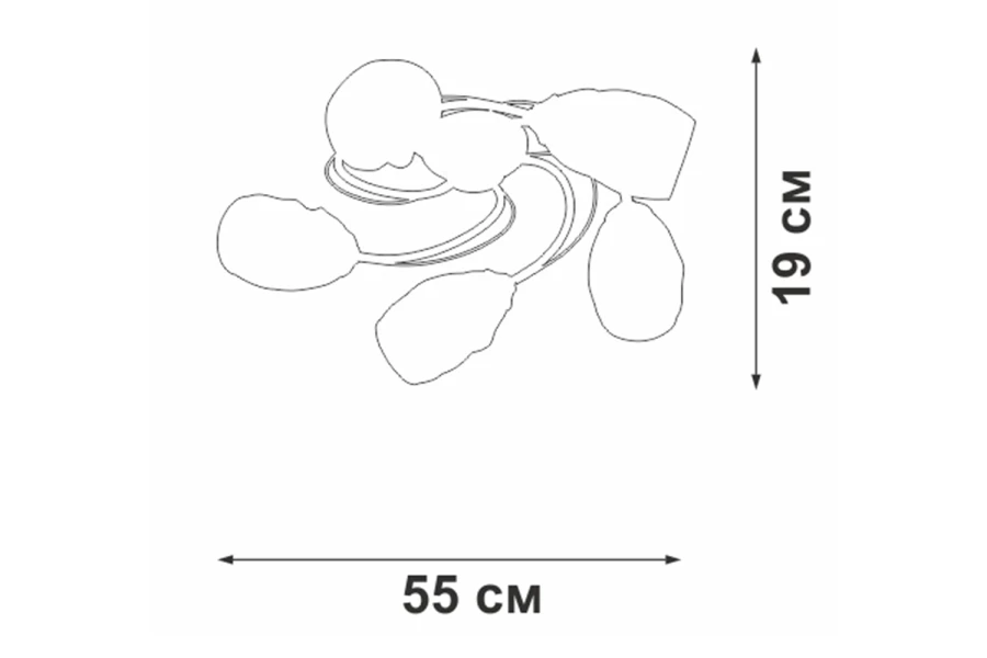 Люстра VITALUCE V4937-7/5PL (изображение №5)