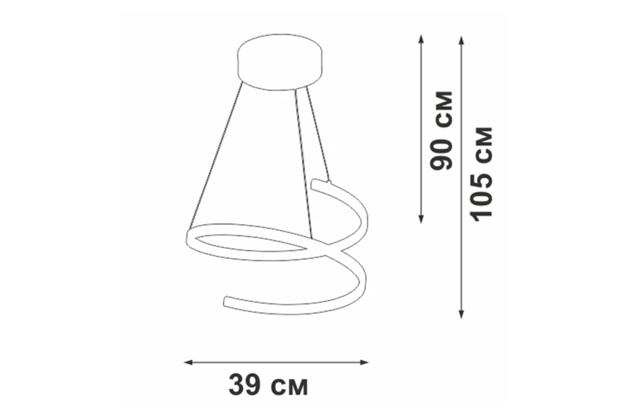 Светильник подвесной LED VITALUCE V3044-1/1S (изображение №5)