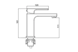 Второе фото. Смеситель для умывальника G1017-6