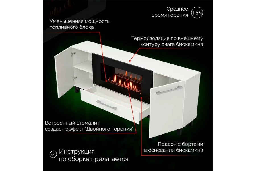 Тумба ТВ LUX FIRE Амур (изображение №5)